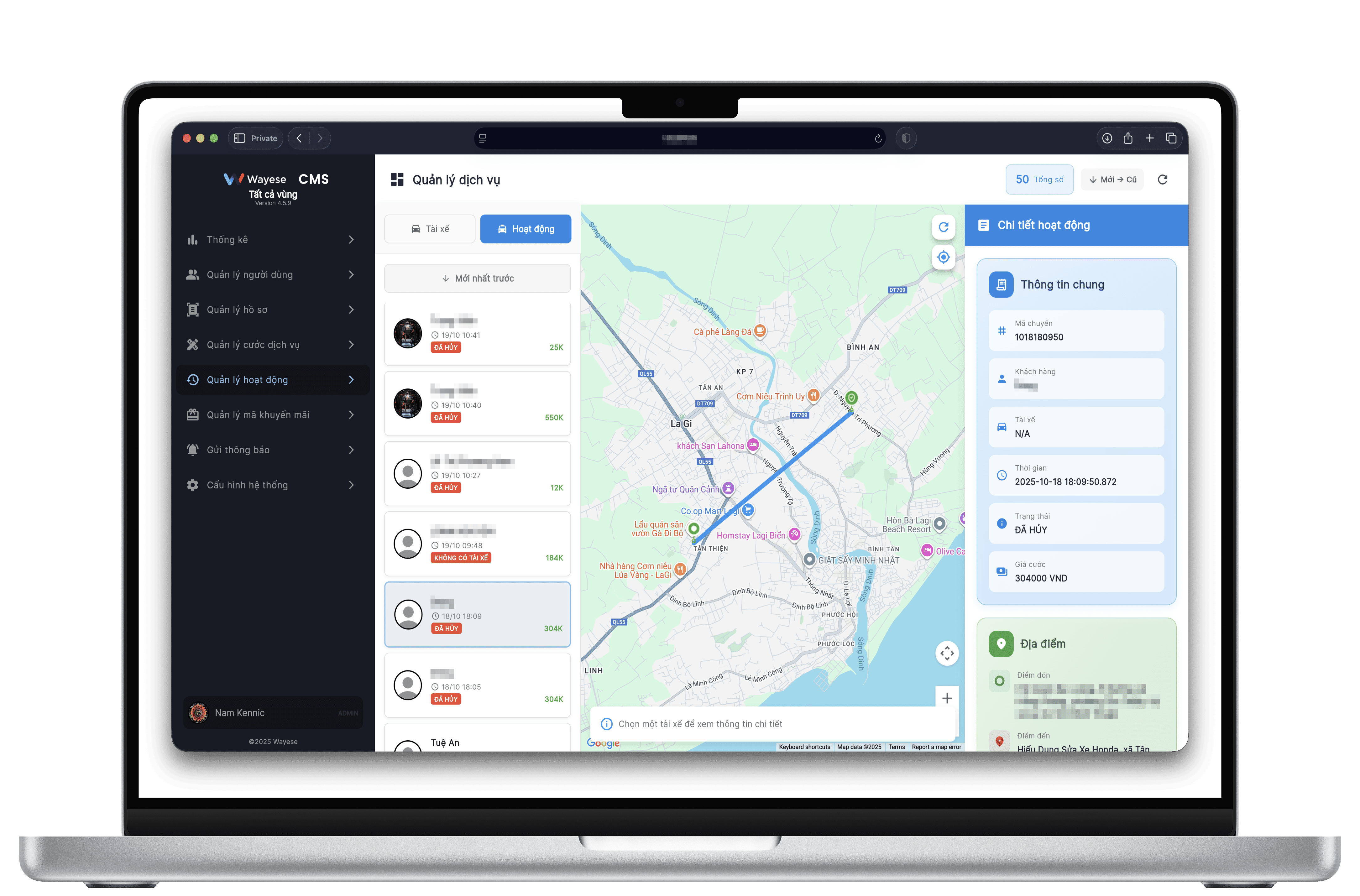 Dashboard Screenshot