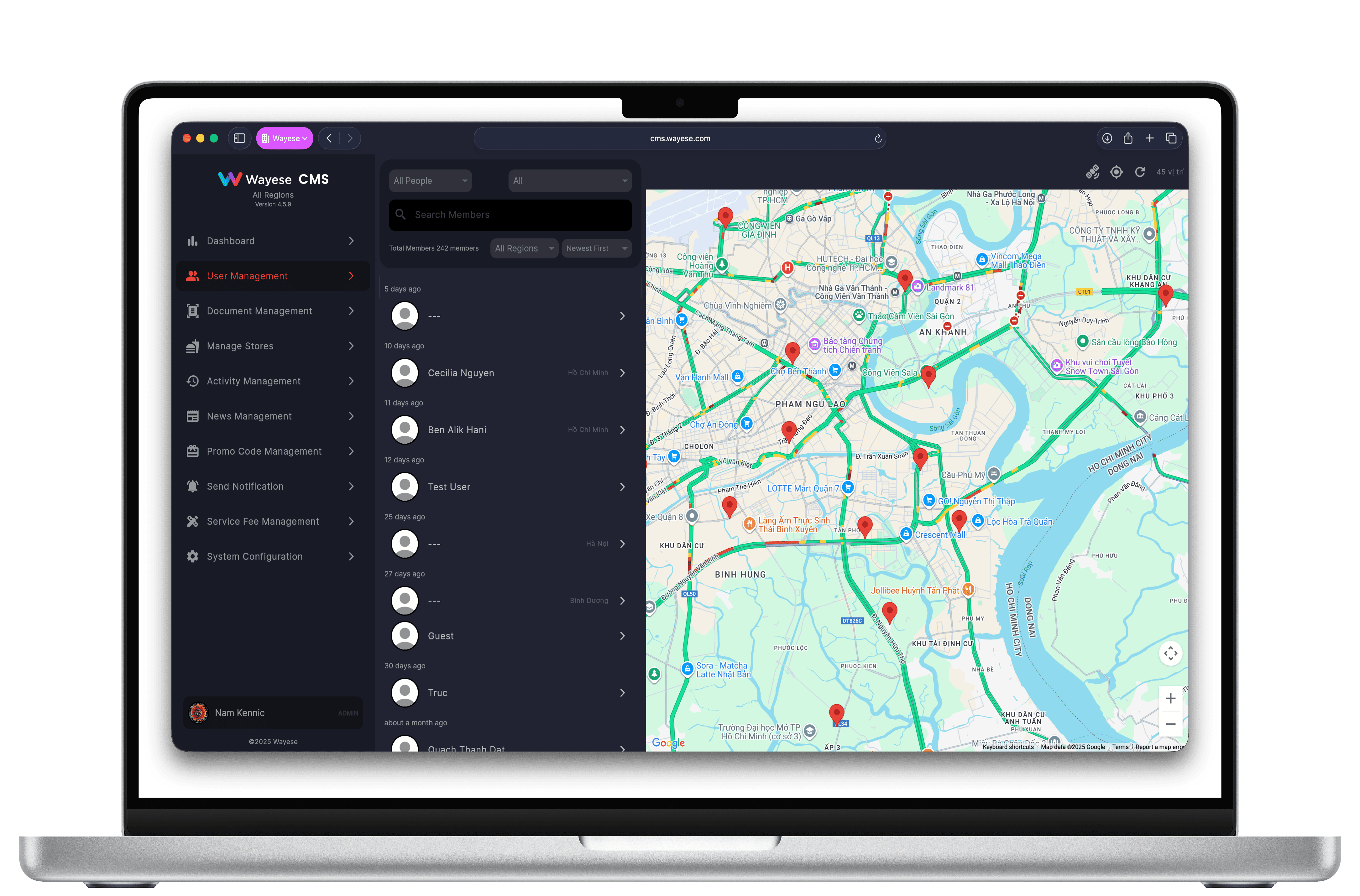 Dashboard Screenshot