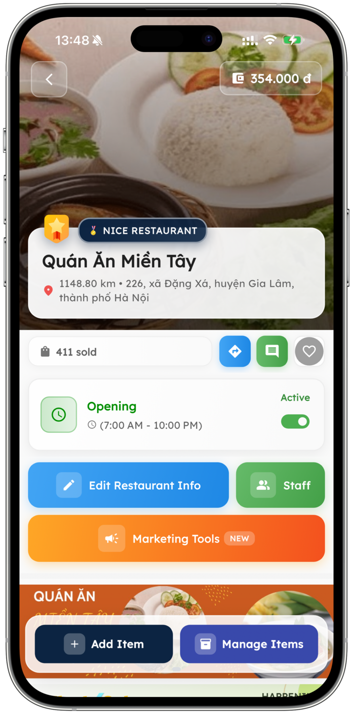 Merchant App Screenshot