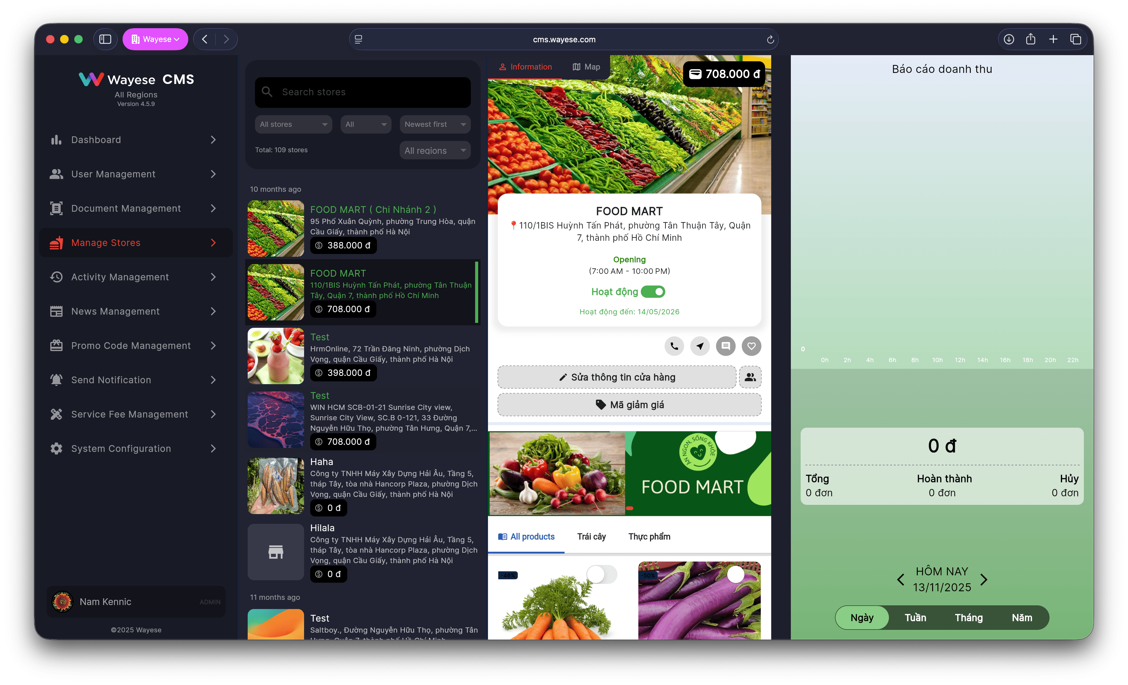 Dashboard Screenshot