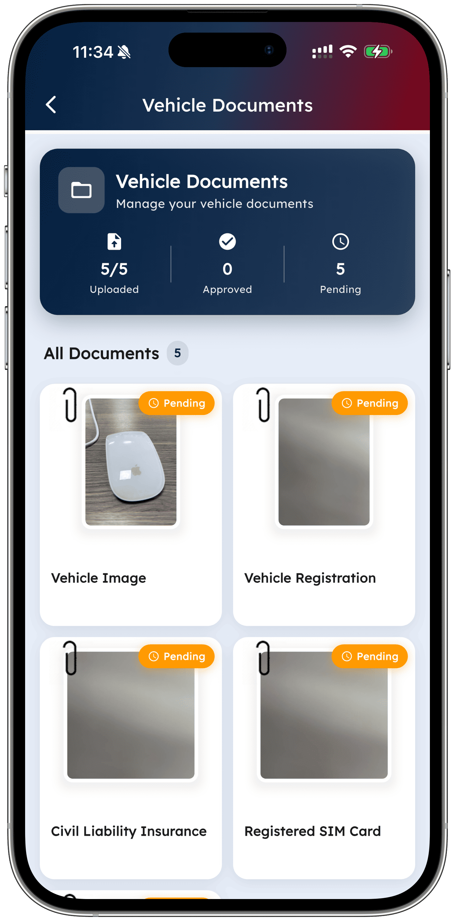 Driver App Screenshot