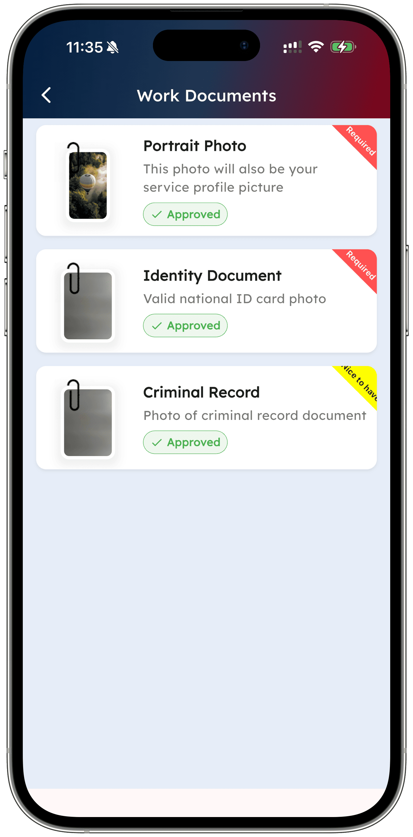 Driver App Screenshot